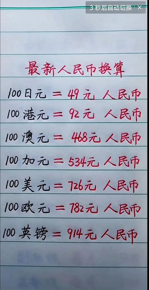 一欧元等于几元人民币/一法郎等于几元人民币